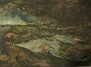 Pieter Bruegel stormen.ofullbordad oil